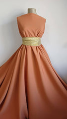 Stofă Elastică Twill Orange Brown STO1250