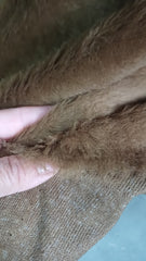 Imitatie Blana Maron, cu dos  tricotat, fir mediu  STO1381