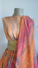 Voal crinkle imprimeu Toamna Parfumata VOAL1217