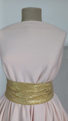 Scuba Roz Pal, material elastic cu 2 fete ELA1363