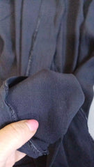 Vâscoză Crepe Negru – 100% Fibră Vegetală VIS1304
